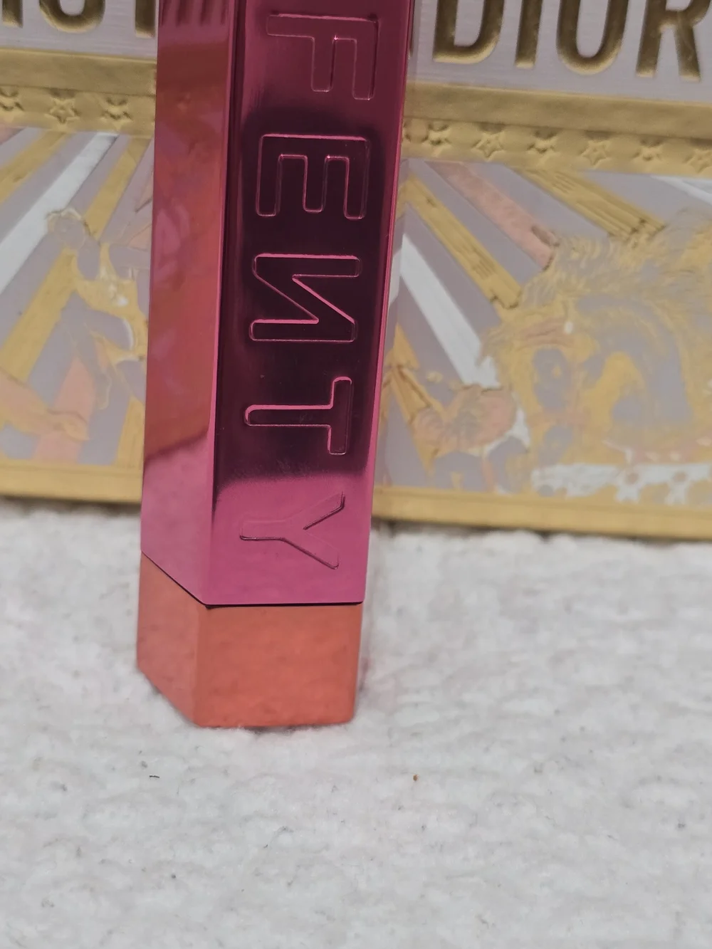 Fenty Beauty Icon The Case Semi-Matte Refillable Lipstick In Nosy Rosy NWOB